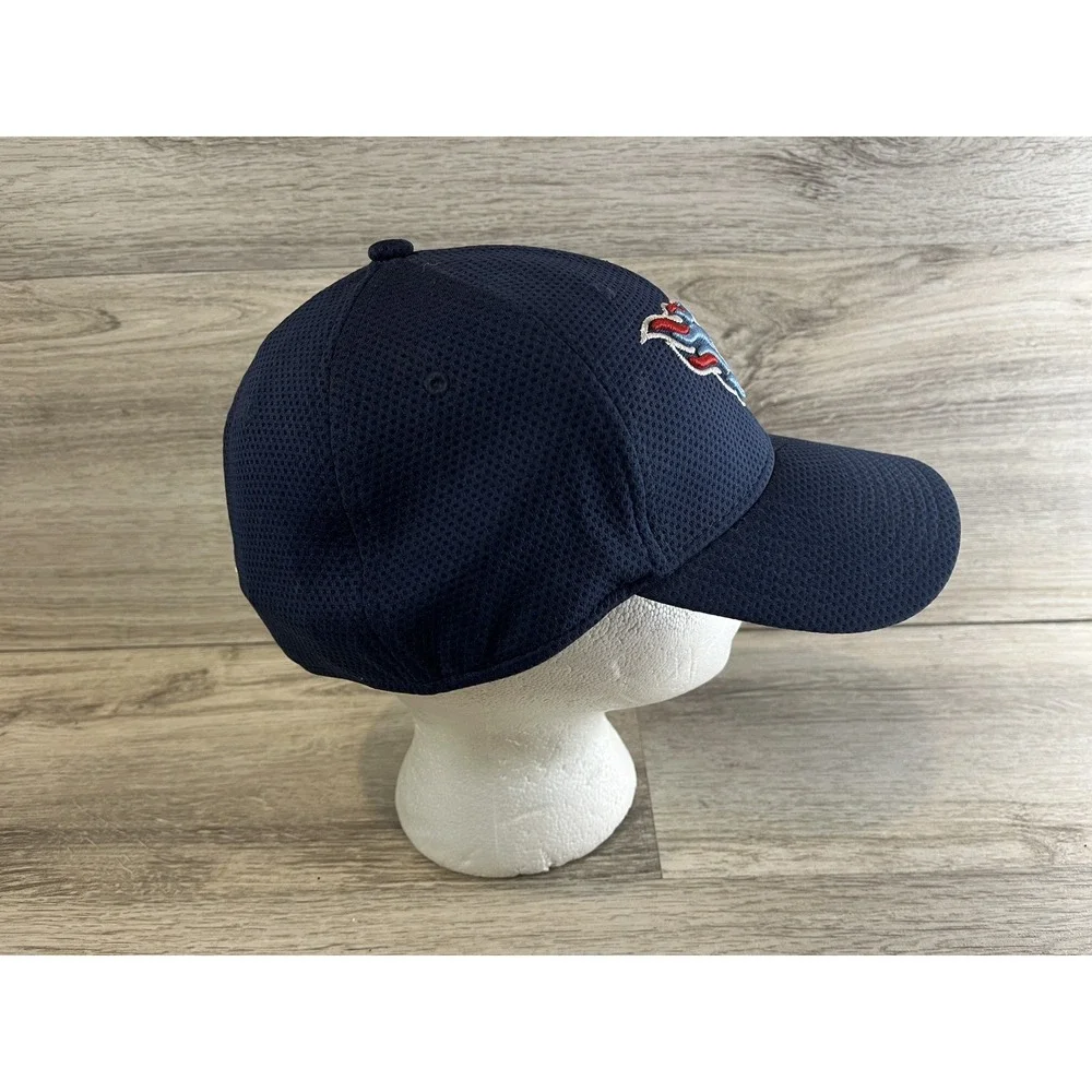 Tennessee Titans NFL New Era 39Thirty‎ Mesh Flex Fitted Hat Cap Blue Size M/L